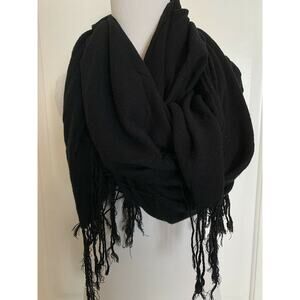 Los Angeles Boutique Blanket Scarf Black Classic Pashmina Shawl Wrap Super Soft